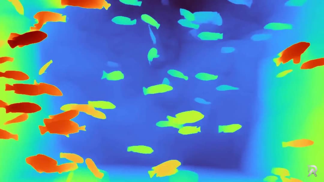 Monocular depth estimation on a single image with Depth Anything V2